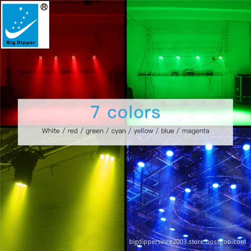 moving head light Big Dipper Betopper Seven Stars LM70S dj lights 7*8W RGBW 4 in 1 Mini Moving Head Wash